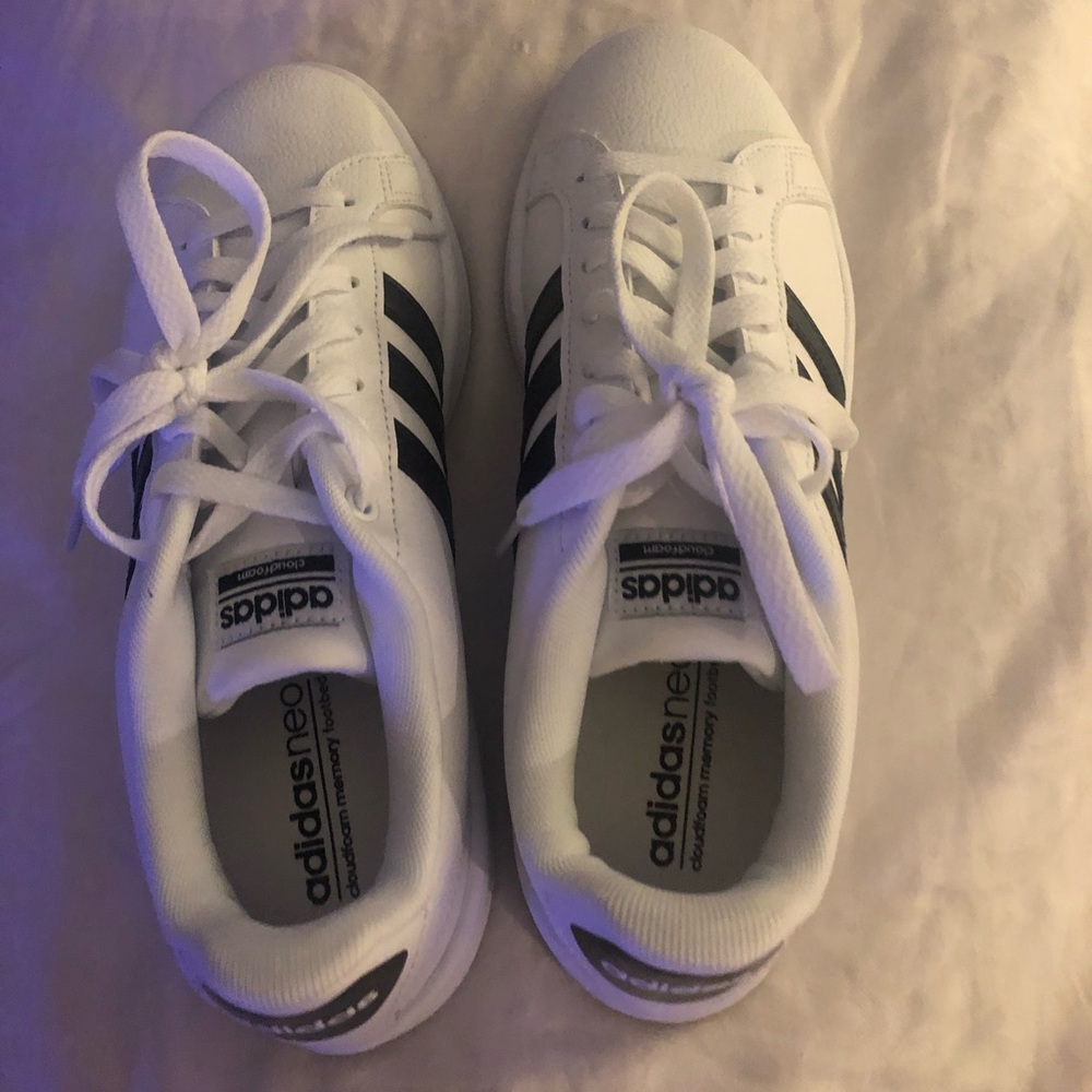 Adidas White sneakers size 8